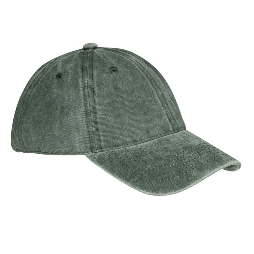 Result Headwear Core Cotton Baseball Cap / Vintage Bottle Green
